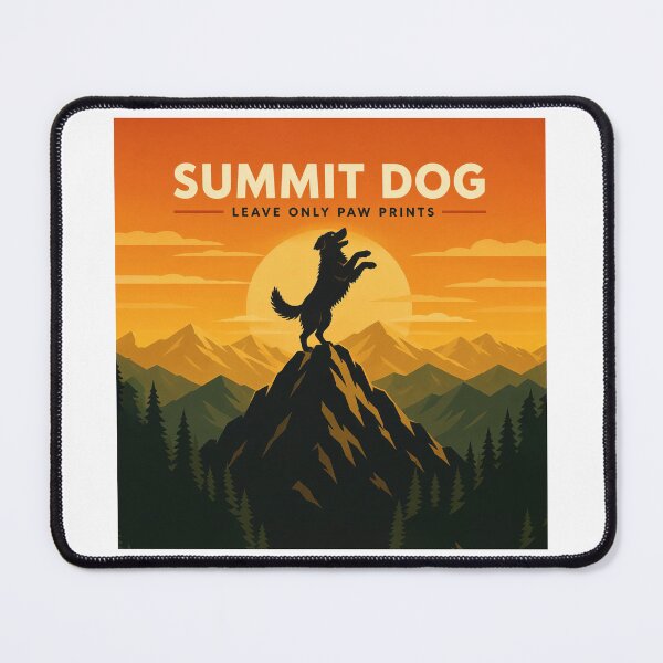 Item preview, Mountain Golden Retriever Summit Dog designed and sold by zoughlal.