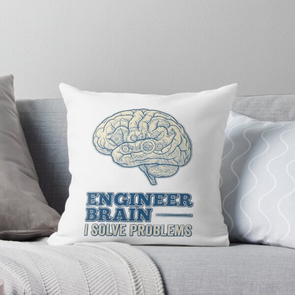 Item preview, Retro Vintage Engineer Brain I Solve Problems designed and sold by Bebew3.