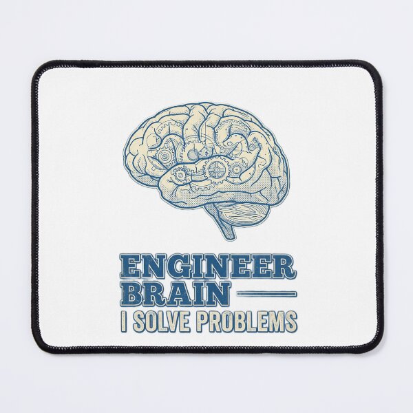 Item preview, Retro Vintage Engineer Brain I Solve Problems designed and sold by Bebew3.