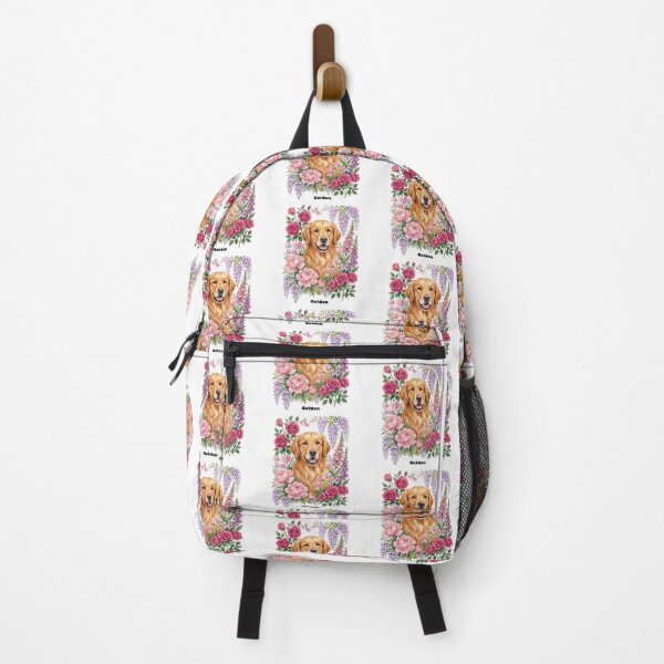 Item preview, English Garden Golden Retriever Party designed and sold by zoughlal.