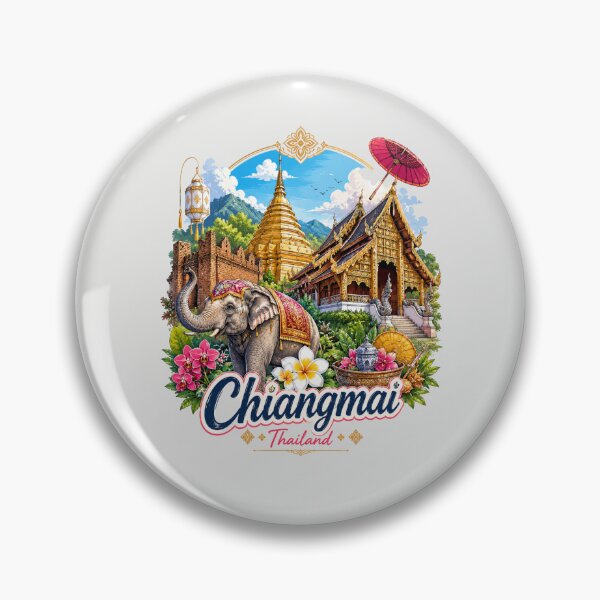 Item preview, World travel fly to Colorful Lanna Cultural heritage  Chiangmai Thailand, brafdesign  designed and sold by Brafdesign.