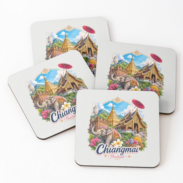 Item preview, World travel fly to Colorful Lanna Cultural heritage  Chiangmai Thailand, brafdesign  designed and sold by Brafdesign.