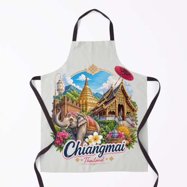 Item preview, World travel fly to Colorful Lanna Cultural heritage  Chiangmai Thailand, brafdesign  designed and sold by Brafdesign.
