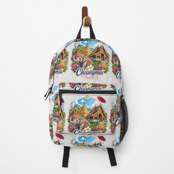 Item preview, World travel fly to Colorful Lanna Cultural heritage  Chiangmai Thailand, brafdesign  designed and sold by Brafdesign.