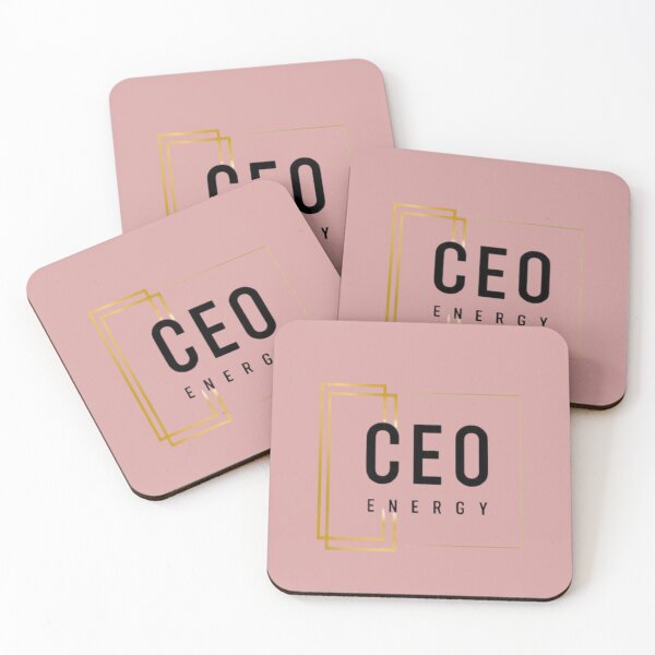Item preview, CEO Energy Gold Frame Minimalist Business T-Shirt designed and sold by Dream Weave Studio.