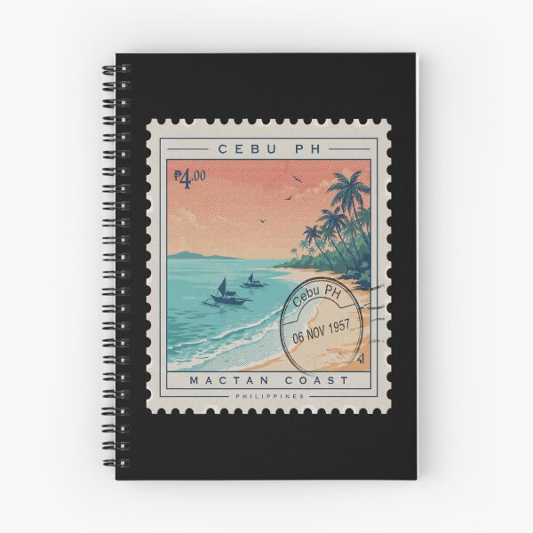 Item preview, Cebu Philippines Coastal Postage Stamp Travel Sticker designed and sold by stickercuffs.