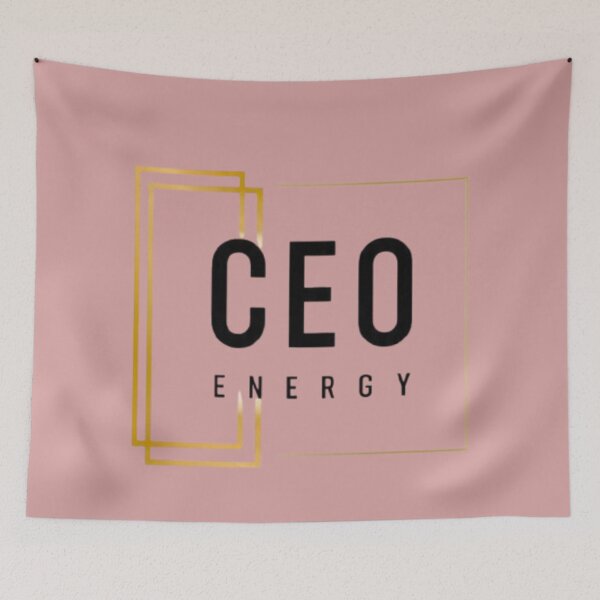 Item preview, CEO Energy Gold Frame Minimalist Business T-Shirt designed and sold by Dream Weave Studio.
