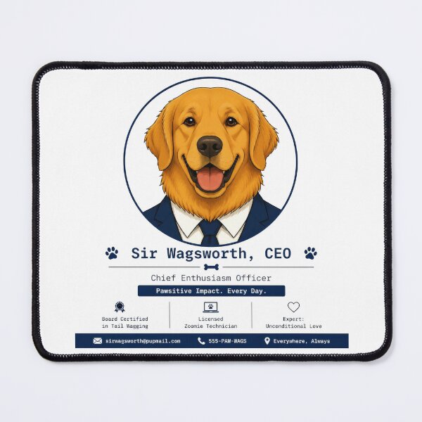 Item preview, Funny Dog Office Professional Good Boy designed and sold by zoughlal.