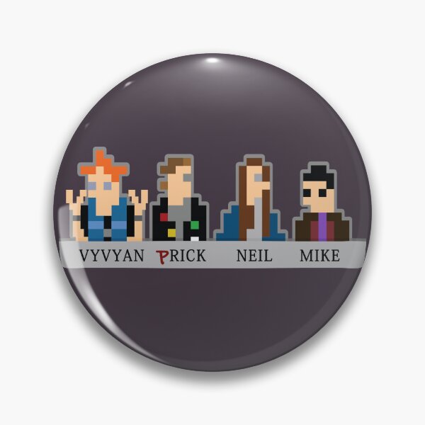 Item preview, SCUMBAG COLLEGE - Vyvyan, Rick, Neil, Mike  - Pixel Art - The Young Ones Inspired designed and sold by RetroTeeStudio.