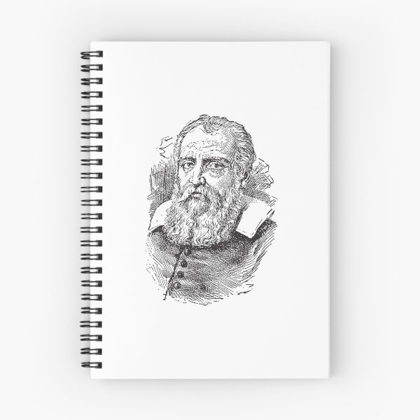 Item preview, Vintage Engraving Galileo Galilei Portrait Graphic designed and sold by RickTShop.