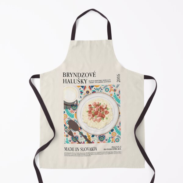 Item preview, Bryndzové Halušky Slovak Food Poster designed and sold by SurfolioPrints.