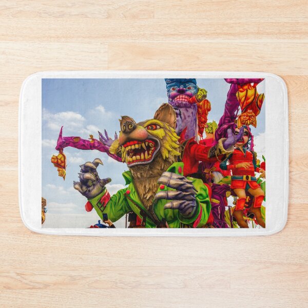 Item preview, Colorful Carnival Float With Giant Wolf Puppet and Festive Parade Spectacle designed and sold by Nmallia.