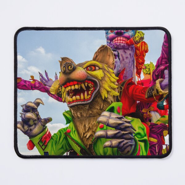 Item preview, Colorful Carnival Float With Giant Wolf Puppet and Festive Parade Spectacle designed and sold by Nmallia.