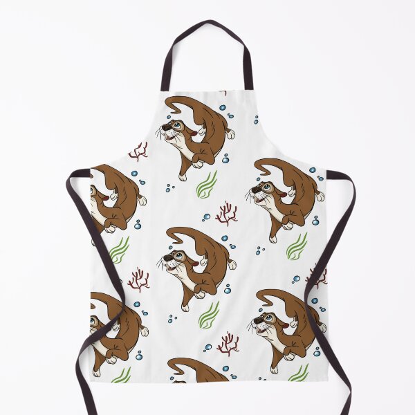 Item preview, Cute Otter Swimming Underwater Floating Sea Otter Sticker Pack designed and sold by LYAN-STORE.