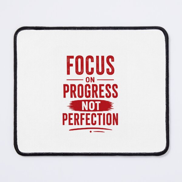 Item preview, Focus on Progress Not Perfection Motivational Quote | Inspirational Typography Wall Art | Positive Mindset Design | Self Growth Gift designed and sold by PrintableArt123.