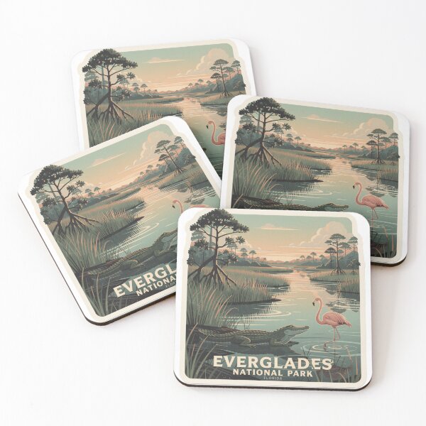 Item preview, Everglades National Park Florida Wildlife Collectible Art designed and sold by The Souvenir Dept..