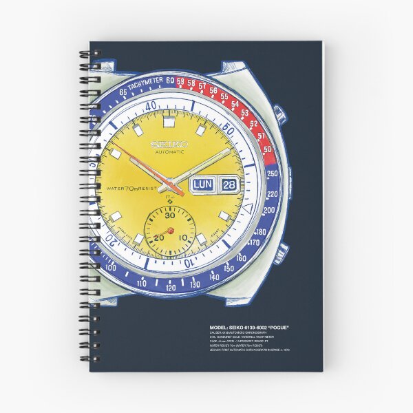 Item preview, Seiko 6139 Pogue Space Chronograph - Watch Illustration designed and sold by ModriArt.