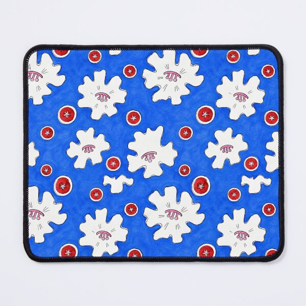 Item preview, Cobalt Folk Bloom Pattern designed and sold by ALT Fashion Studio.