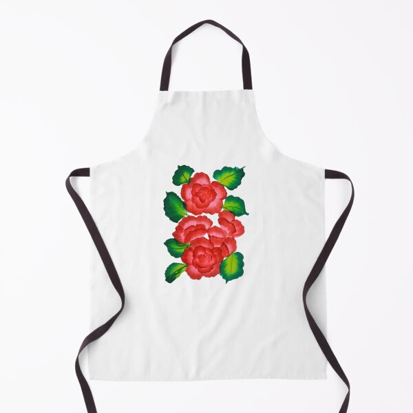 Item preview, Red Roses One Stroke Art designed and sold by ArtOfMelania.
