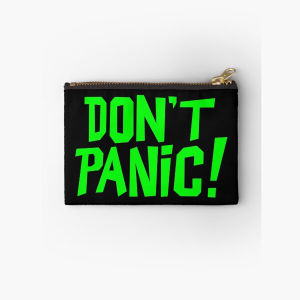 Item preview, NDVH Don't Panic - Green 1 H2G2 designed and sold by Nik’s T-Shirts.