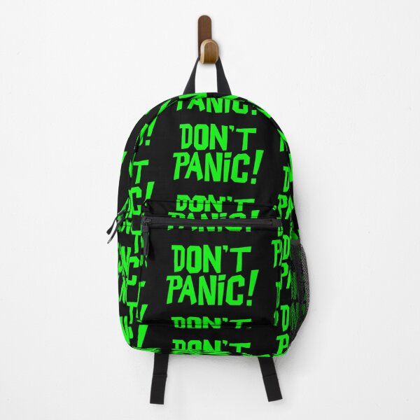 Item preview, NDVH Don't Panic - Green 1 H2G2 designed and sold by Nik’s T-Shirts.