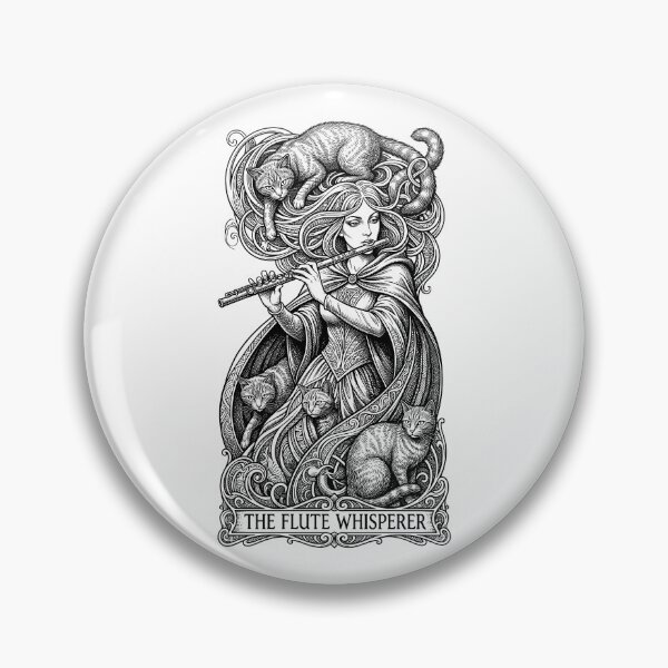 Item preview, Flute Whisperer Cats Flutist Flautist Cat Lover Girl Music designed and sold by GrandeDuc.