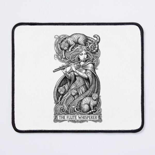 Item preview, Flute Whisperer Cats Flutist Flautist Cat Lover Girl Music designed and sold by GrandeDuc.