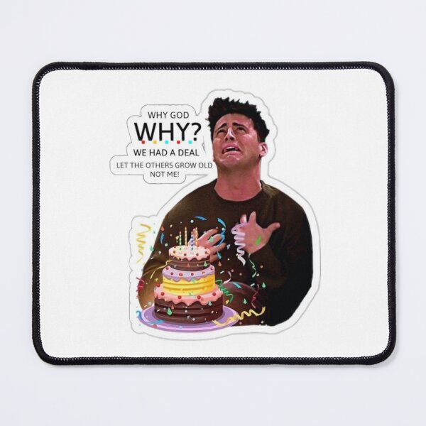 Item preview, ' WHY GOD WHY' Joey Tribbiani - Friends Series designed and sold by suh shop.