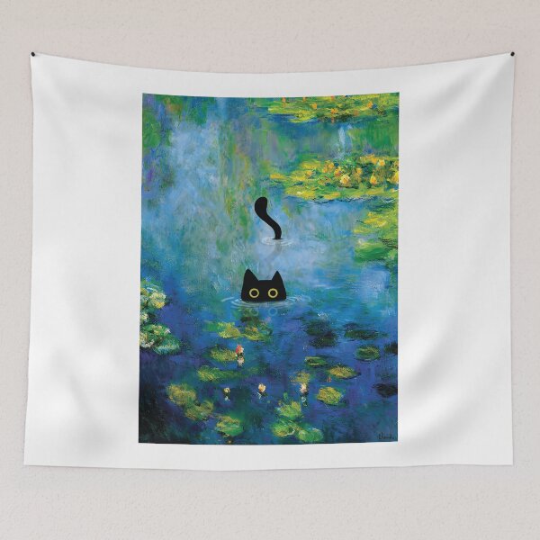 Item preview, cat monet designed and sold by PurrfectHome.