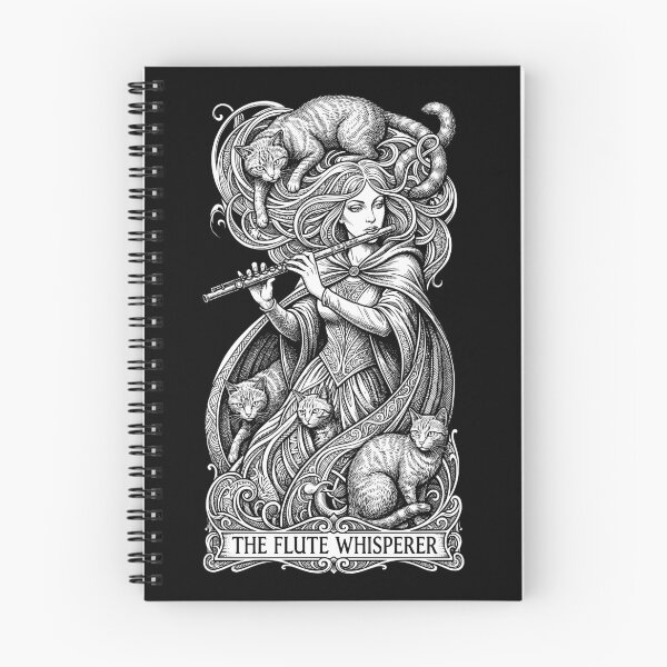 Item preview, Flute Whisperer Cats Flutist Flautist Cat Lover Girl Music designed and sold by GrandeDuc.