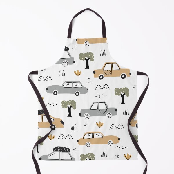 Item preview, Minimalist Retro Cars Seamless Pattern in Neutral Tones designed and sold by LinaDesign Store.