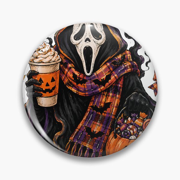 Item preview, Spooky Ghost Face Halloween Vintage Horror  designed and sold by MysticPastels.