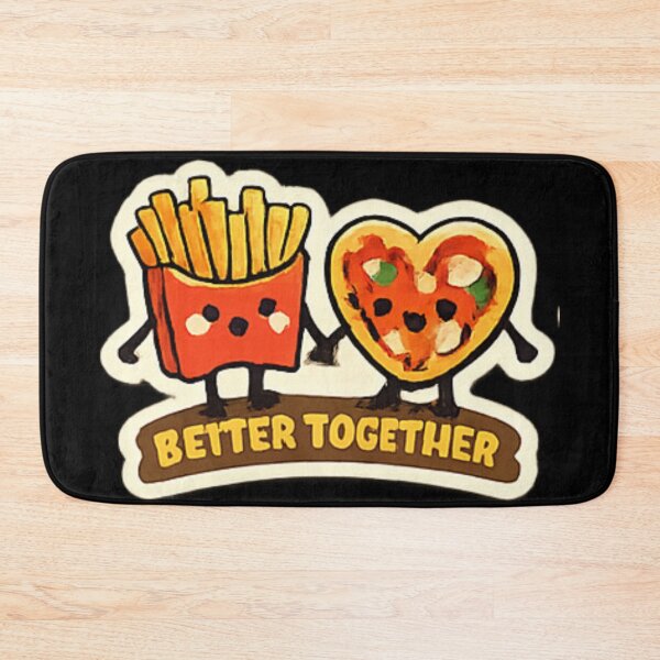 Item preview, Pizza and Fries Are Better Together designed and sold by _Stickora_.