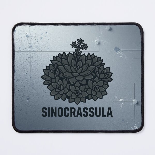 Item preview, Dark Geometric Sinocrassula Botanical Street Art Graphic designed and sold by GreenDivisionJP.
