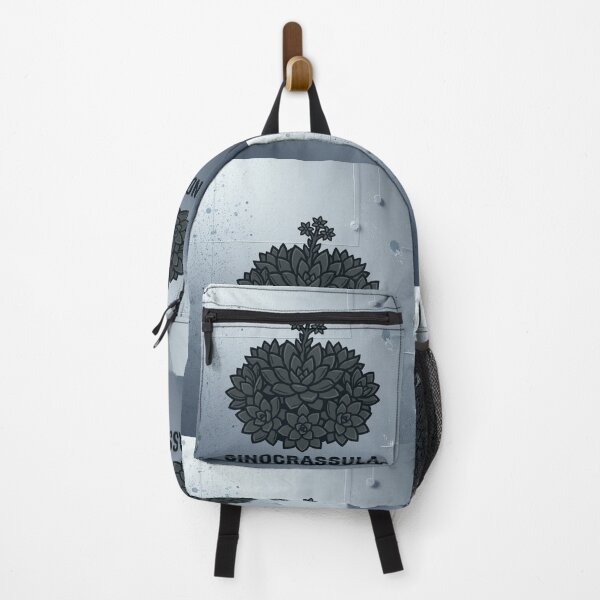 Item preview, Dark Geometric Sinocrassula Botanical Street Art Graphic designed and sold by GreenDivisionJP.
