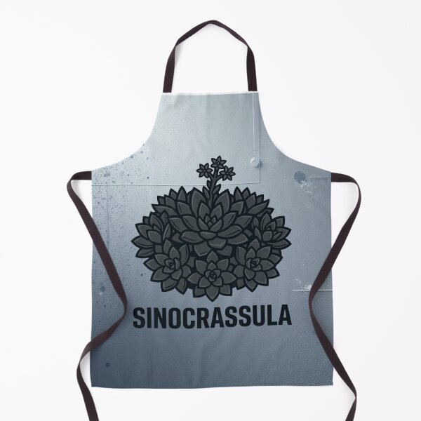 Item preview, Dark Geometric Sinocrassula Botanical Street Art Graphic designed and sold by GreenDivisionJP.