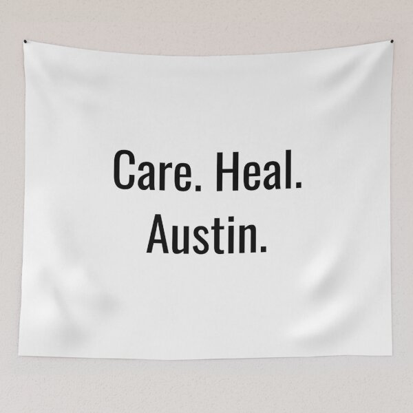 Item preview, Care. Heal. Austin. (Black Text) designed and sold by City Makers.