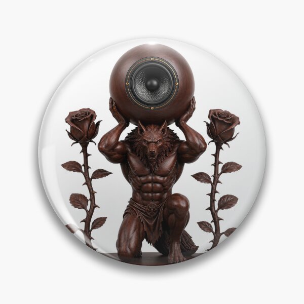 Item preview, Gothic Werewolf Wooden Audio Speaker Design designed and sold by Aimaniia666.