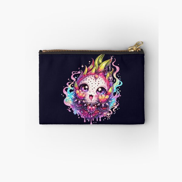 Item preview, Neon Dragon Fruit Monster Creepy Cute Art designed and sold by ChaEmm_Studio.