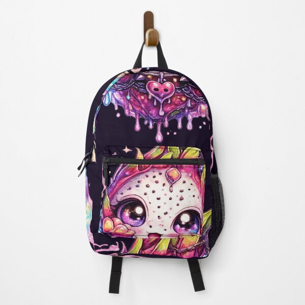 Item preview, Neon Dragon Fruit Monster Creepy Cute Art designed and sold by ChaEmm_Studio.
