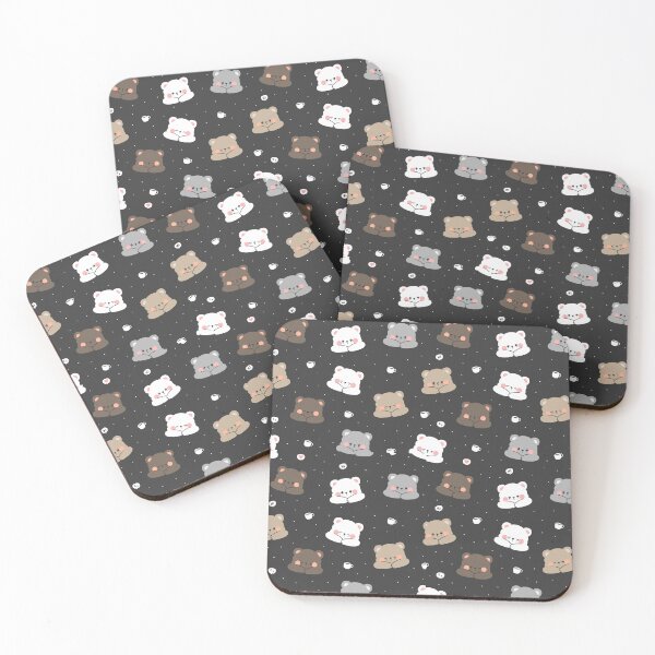 Item preview, Cute Sleeping Bears Seamless Pattern in Neutral Colors designed and sold by LinaDesign Store.