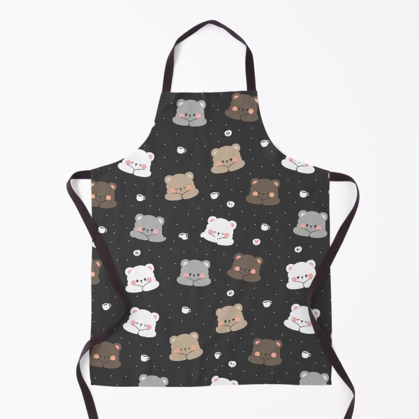 Item preview, Cute Sleeping Bears Seamless Pattern in Neutral Colors designed and sold by LinaDesign Store.