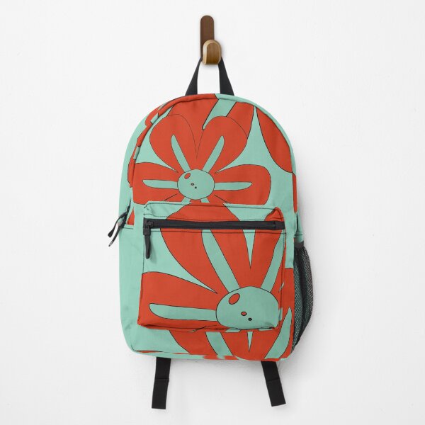 Item preview, Orange burned Retro Flowers 94 – Vintage Flower Design  designed and sold by StefanStudioArt.