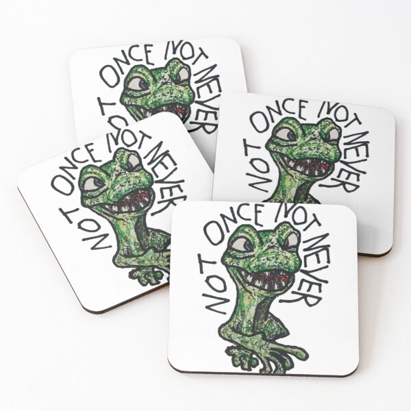 Item preview, Drinking Out Of Cups Funny Lizard Meme Illustration designed and sold by Joshihara.