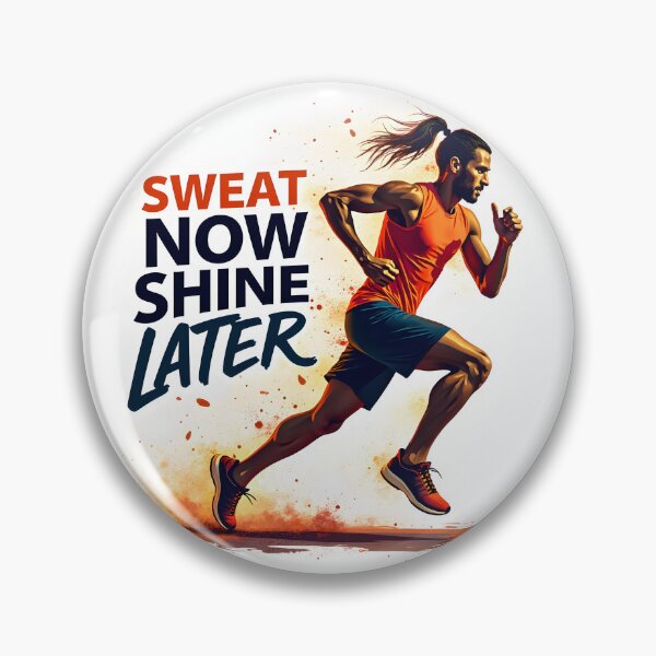 Item preview, Sweat Now Shine Later – Fitness Motivation Gym Workout Typography Design designed and sold by MilaPrintify.