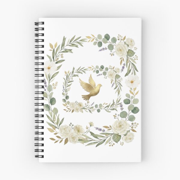 Item preview, Greetings Grace Be With You Golden Dove designed and sold by DailyPrintLab.