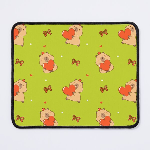 Item preview, Cute Bear Holding Heart Seamless Pattern | Kawaii Valentine Teddy Design designed and sold by LinaDesign Store.