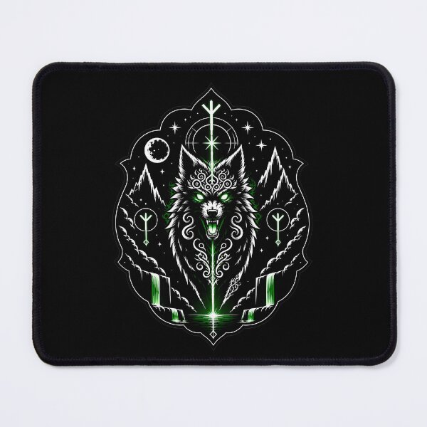 Item preview, "Fenrir Guardian Sigil | Norse Wolf Rune Emblem" designed and sold by Umbra666.