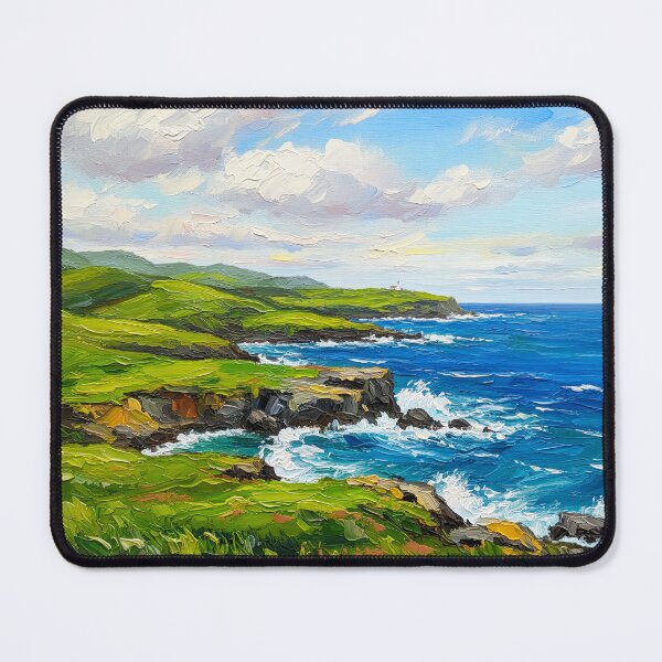 Item preview, Batanes Coastal Winds — Philippine Seascape Oil Painting Art designed and sold by Francis & May.