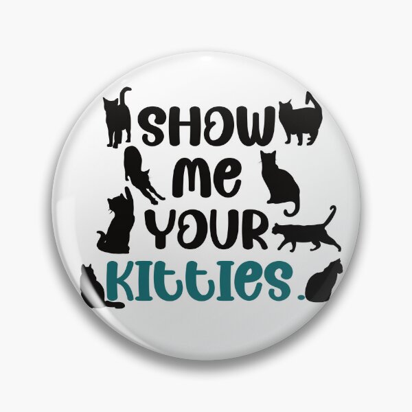 Item preview, Show Me Your Kitties Funny Cat Silhouette Design designed and sold by MJ ART.